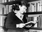 Margaret Mead reading a book