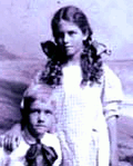 Margaret and her brother, Richard, 1911. 